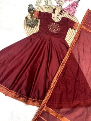 Designer Gown With Duppatta