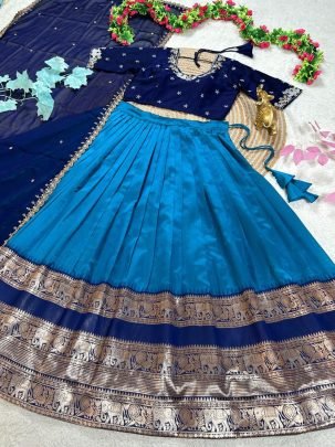 Embroidery lEHENGA
