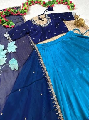Embroidery lEHENGA