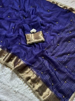 Ghungroo Tissu Silk Saree