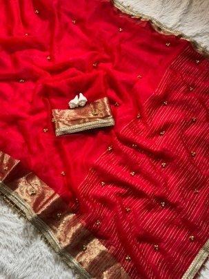 Ghungroo Tissu Silk Saree