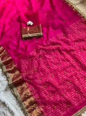 Ghungroo Tissu Silk Saree