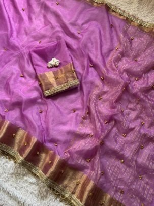 Ghungroo Tissu Silk Saree