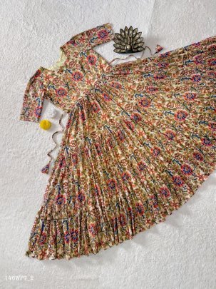 kalamkari flared midi dress