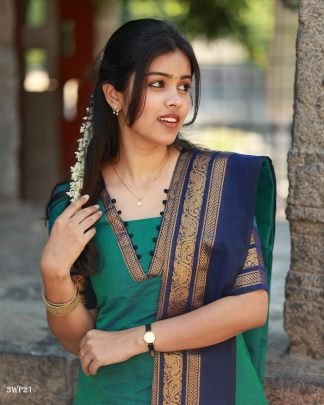 Kanchi Cotton Jacquard Weave Kurti Set