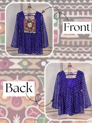 Kutchi Gamthi Patchwork Laheriya Top