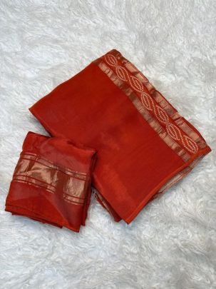 Mishika Pure Mysore Silk Bandhani Pallu Saree