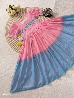 Mul Cotton Pearl Bloom Gown