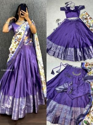 Narayanpet Patta Lehenga
