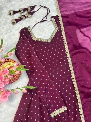 NC Moss Mirror Pearl Work Gown