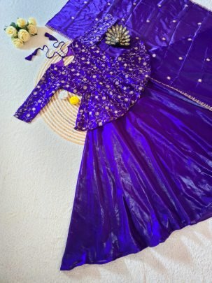 Peplum Style Designer Lehenga Choli
