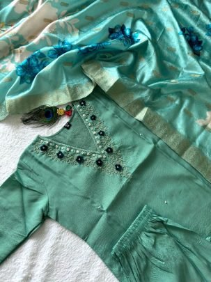 Roman Silk Sea Green