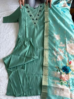Roman Silk Sea Green