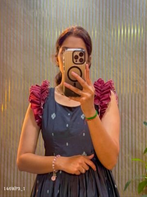Printed Muslin Midi Dress