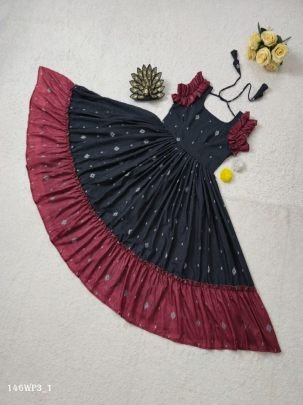 Printed Muslin Midi Dress