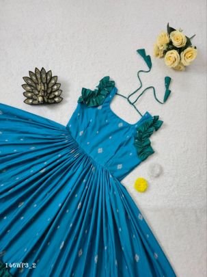 Printed Muslin Midi Dress
