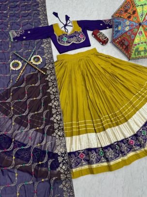 Pure Cotton Navratri Lehenga Choli