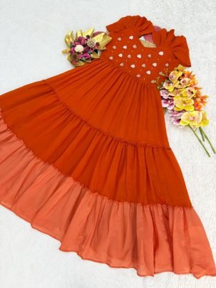 Pure Mull Cotton Gown