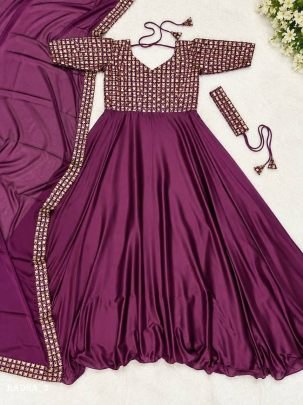Rangoli Embroidered Anarkali Suit