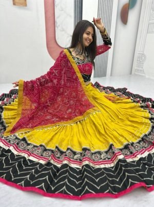 Rayon Cotton Navratri Lehenga Choli
