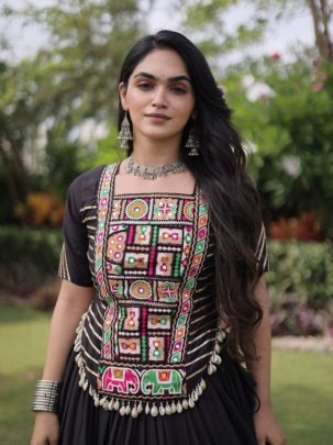 Royal Kutchi Frill Lehenga Choli
