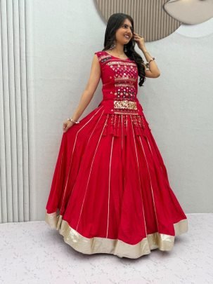 Royal Mirror Work Lehenga Choli