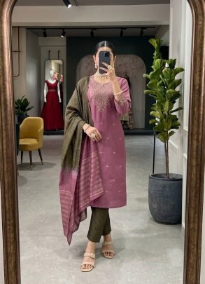 straight cut kurta set