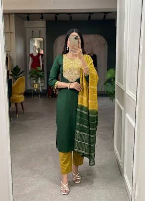 straight cut kurta set
