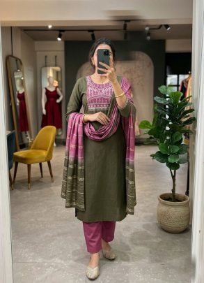 straight cut kurta set