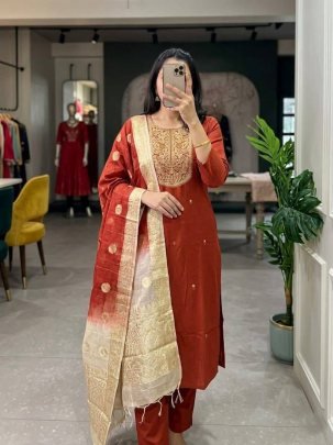 straight cut kurta sets
