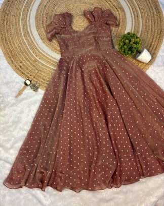 Tissue Butti Princess Midi Gown