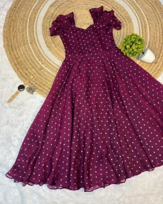 Tissue Butti Princess Midi Gown