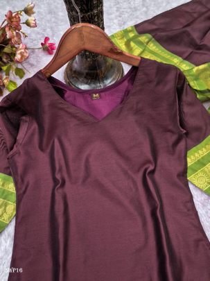 Vasudha Kanchi Weave Kurti Dupatta Set