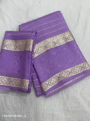 Zari Border Georgette Saree